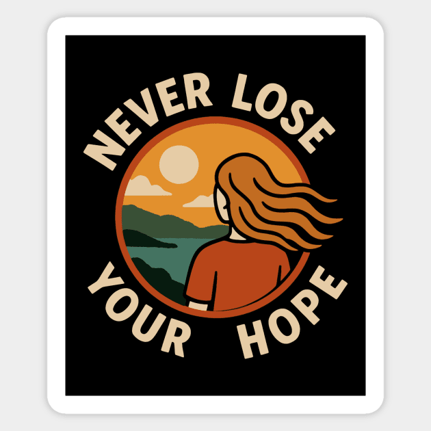 Never Lose your Hope Sticker by CreativeSage